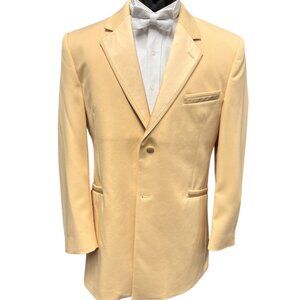 Men's Andrew Fezza Yellow Tuxedo Jacket Formal Vintage Spring Wedding Prom